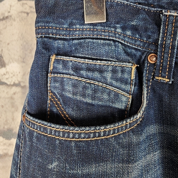 Mavi Josh Low Rise Easy Bootcut Jeans Dark Wash Size 31 - Picture 6 of 16